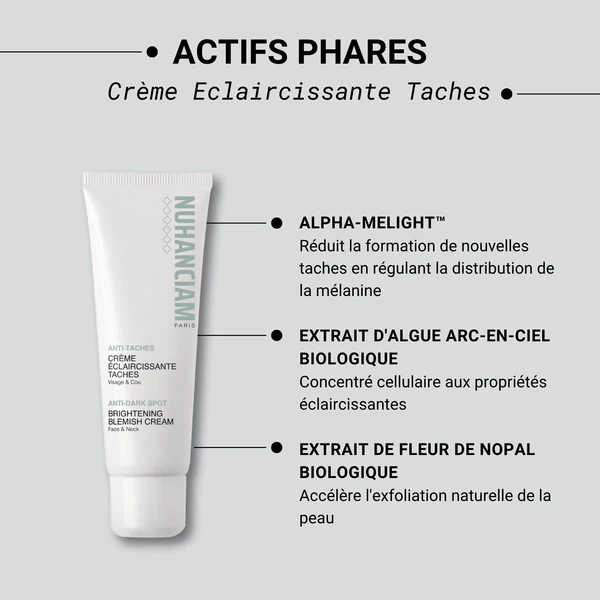 CremeEclaircissanteTaches Nuhanciam – CRÈME ÉCLAIRCISSANTE TACHES – 50ml