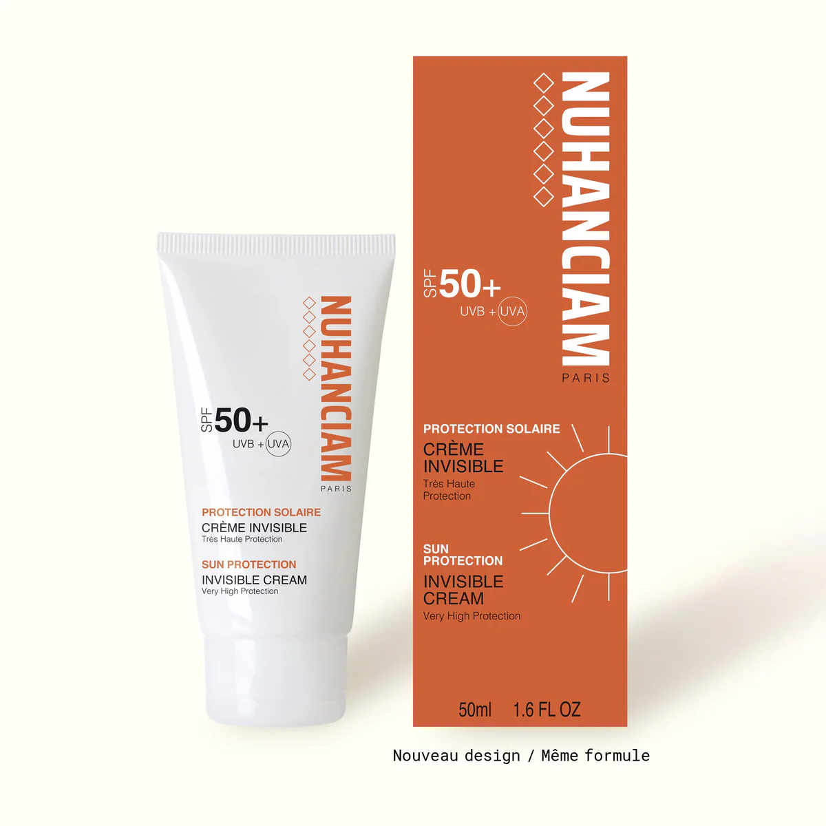 DUOSOLAIRE Nuhanciam – CRÈME INVISIBLE SPF 50+- 50ml